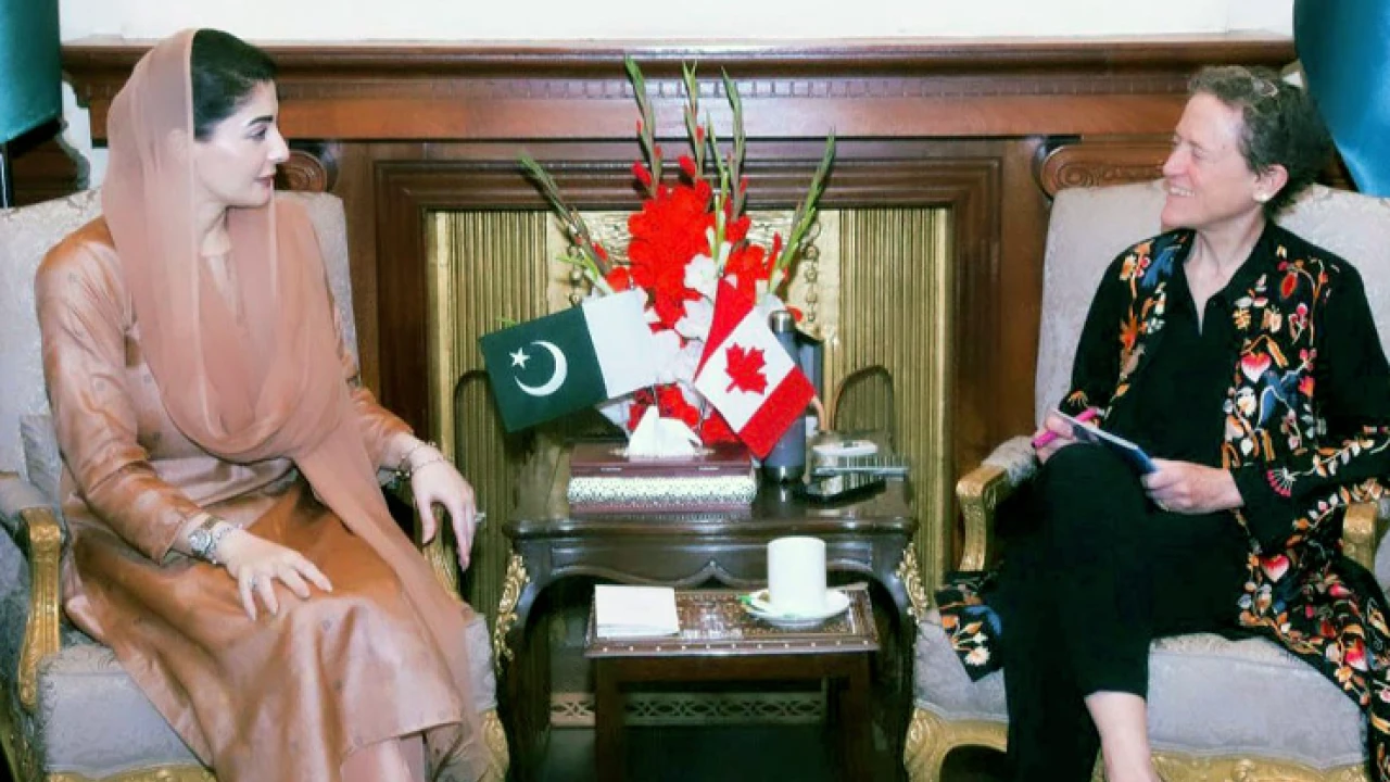 Punjab CM Maryam, Canadian High Commissioner discuss economic relations