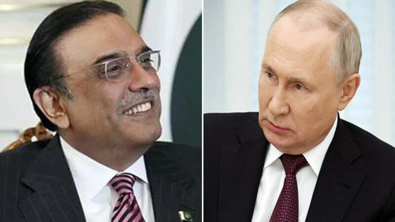 Putin congratulates Asif Zardari for being president