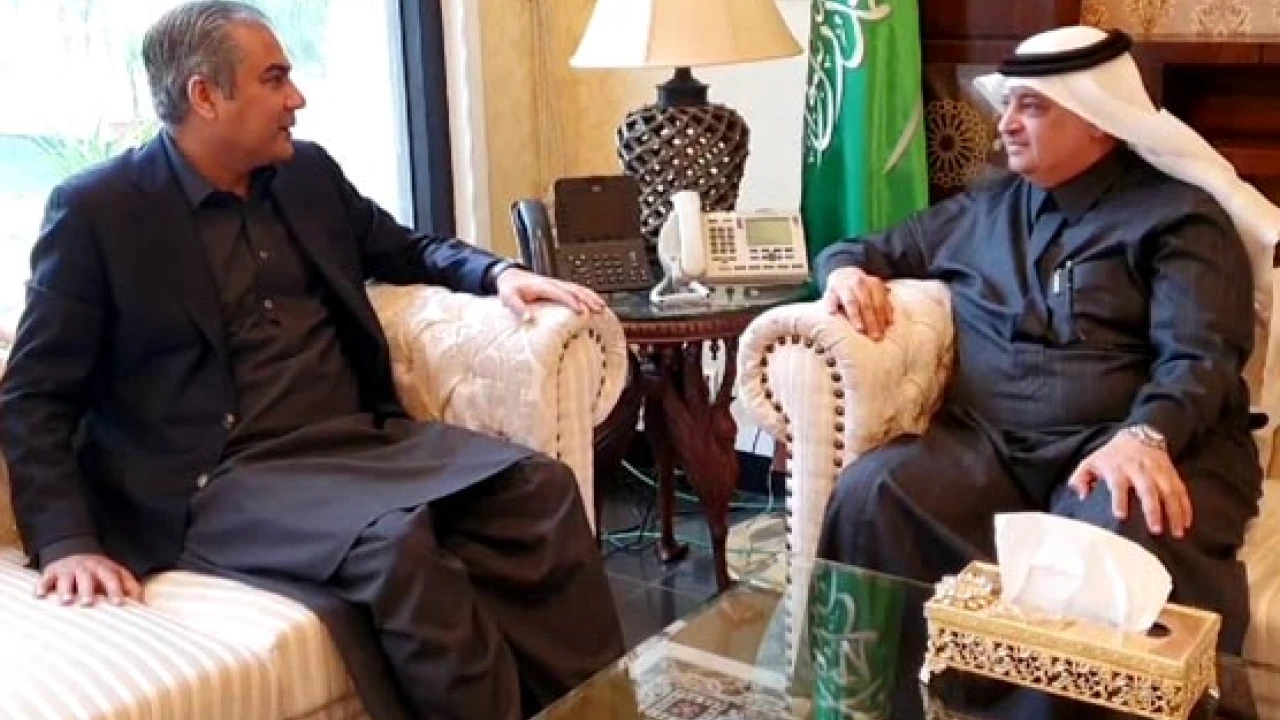 Mohsin Naqvi meets Nawaf bin Said Al-Malki