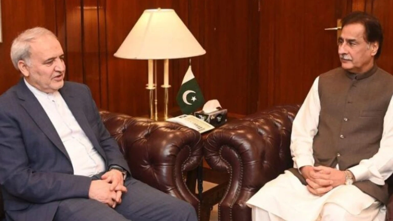 Ayaz Sadiq, Iran’s Ambassador discuss bolstering parliamentary, economic relations