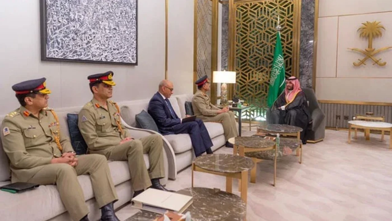 COAS Asim Munir meets Saudi prince Muhammad Bin Salman