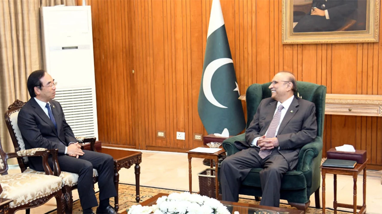 President calls for expanding Pak-Japan relations in diverse sectors