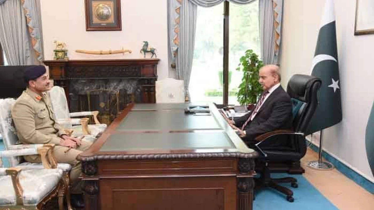 Army Chief meets PM Shehbaz